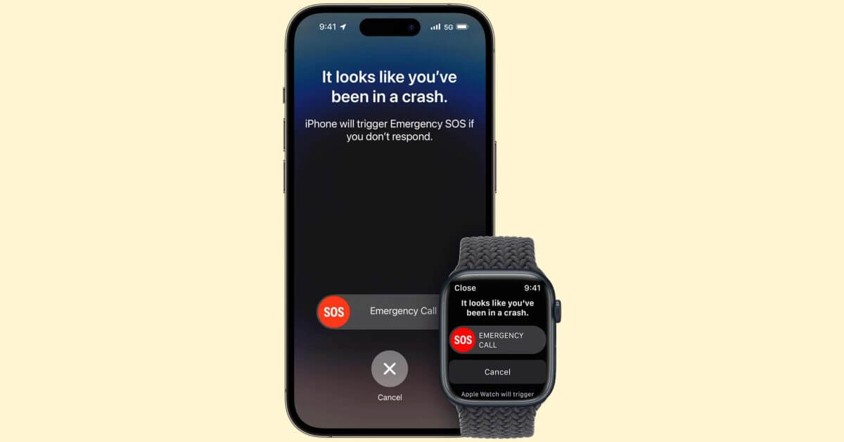 Функция Apple Crash Detection снова получила высокую оценку служб экстренного реагирования, несмотря на ложные тревоги