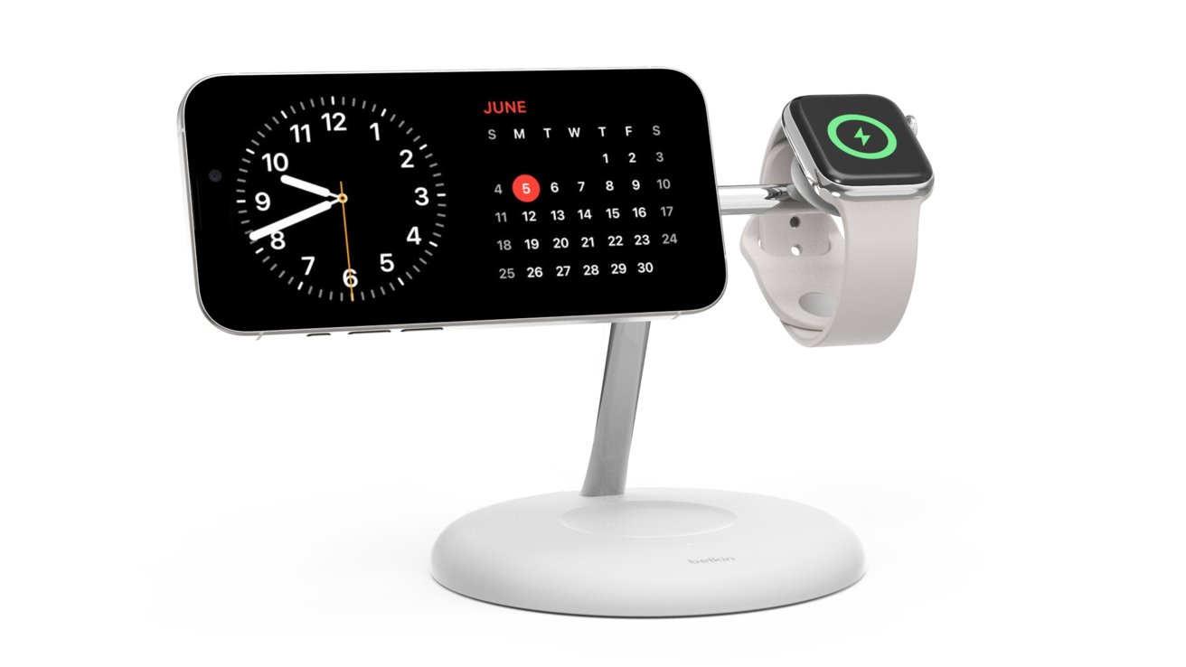 Зарядное устройство Belkin Qi2 3-в-1