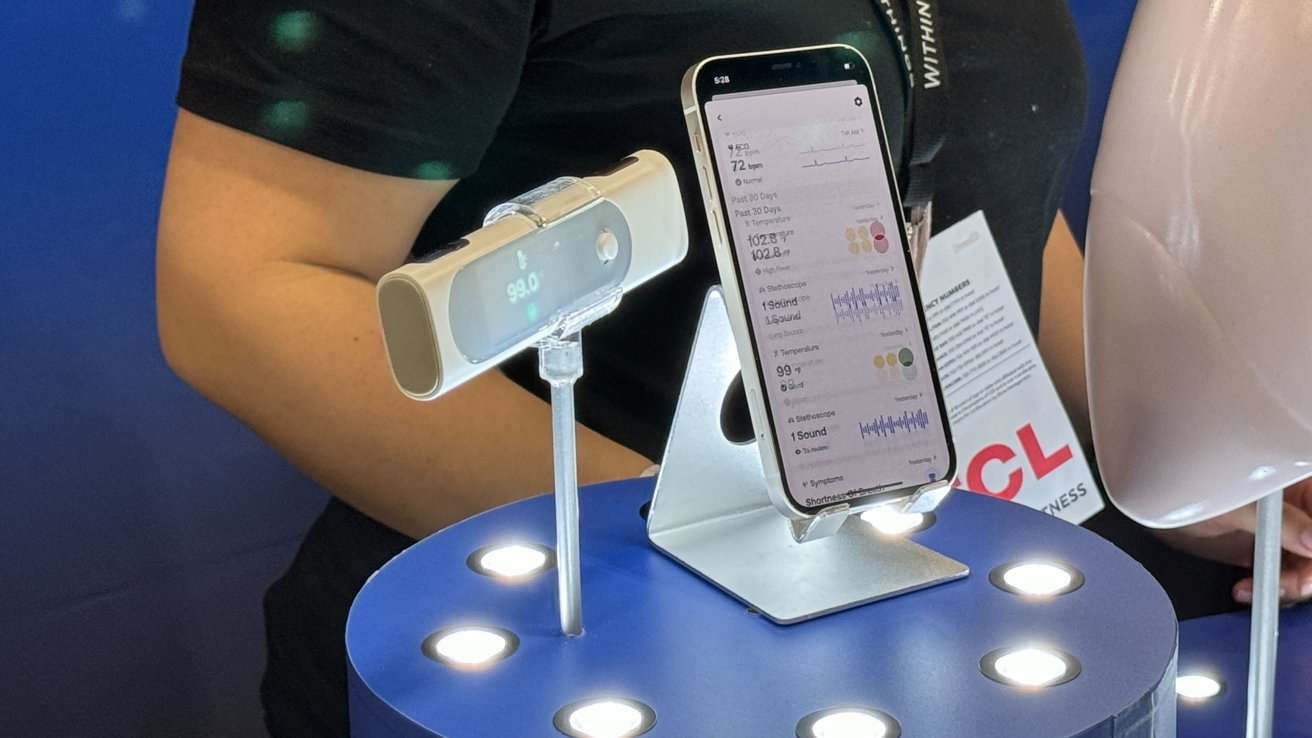 Данные BeamO синхронизируются с Apple Health.