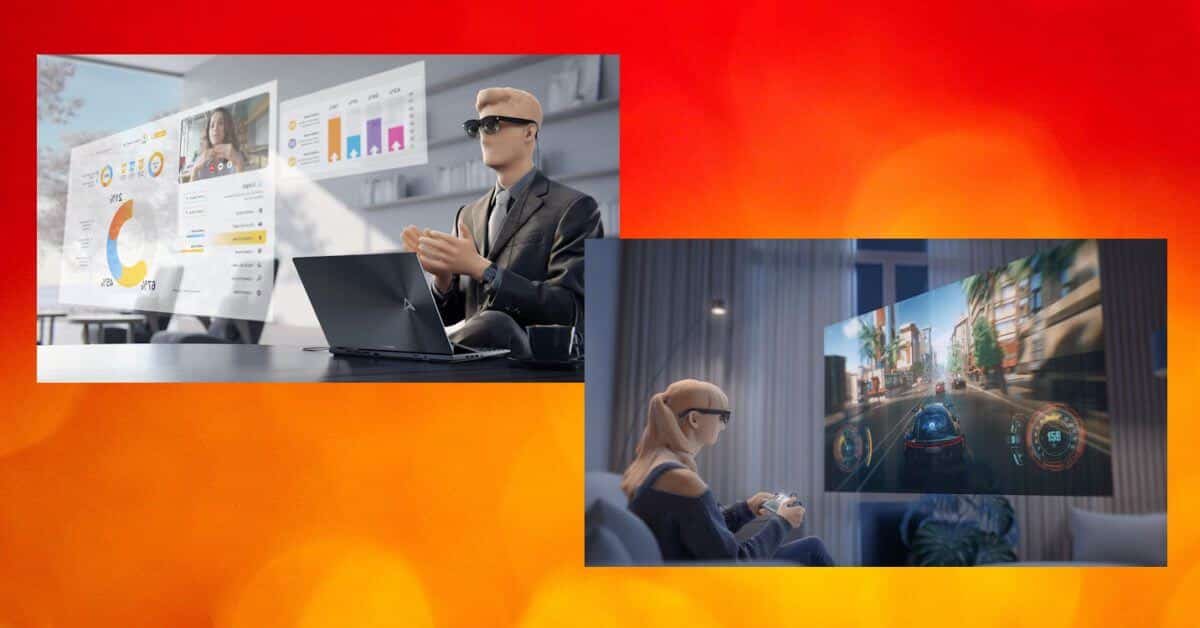 Очки ASUS AirVision M1 не заинтересуют покупателей Vision Pro