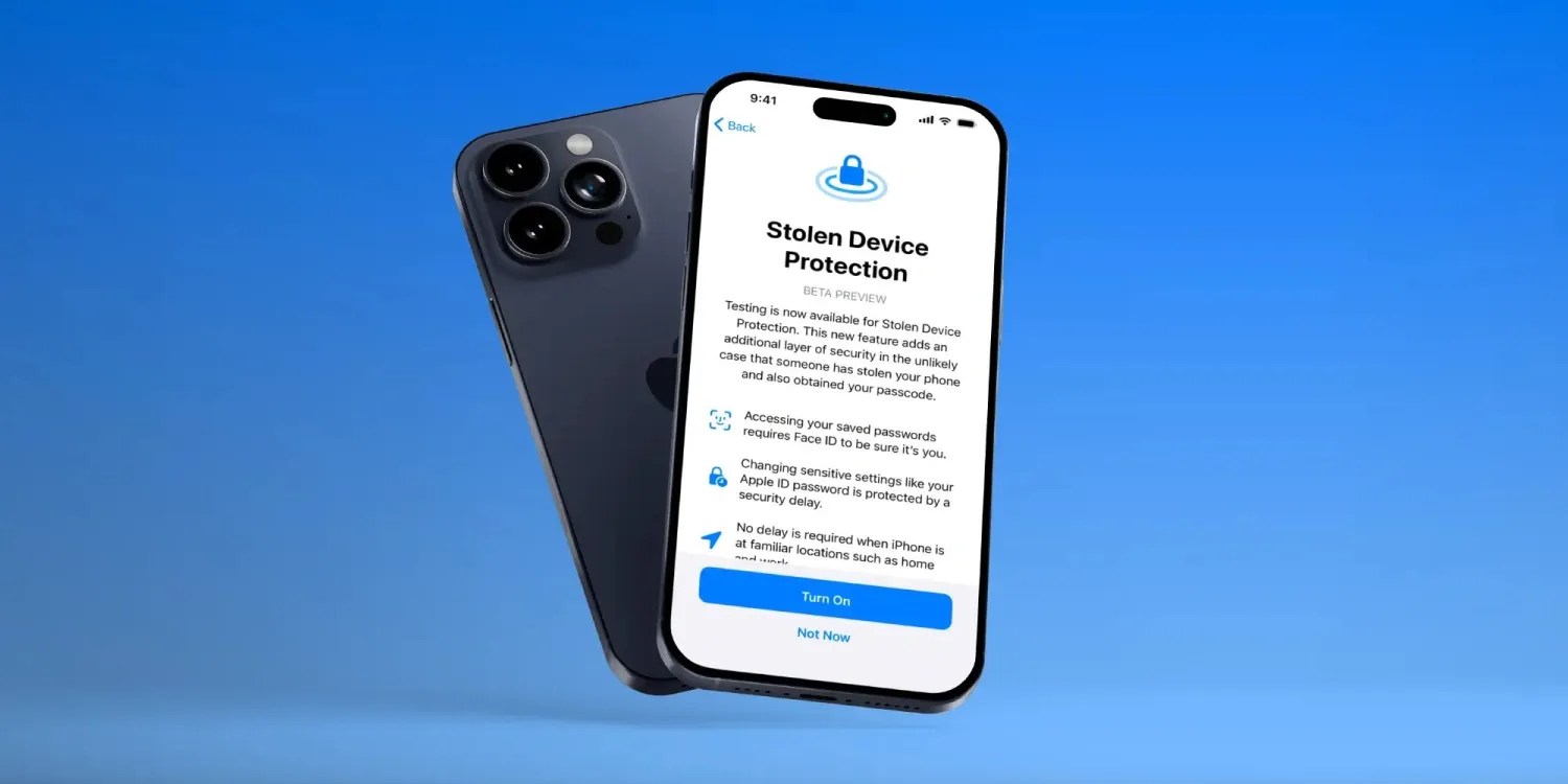 Включите защиту от украденных устройств iPhone