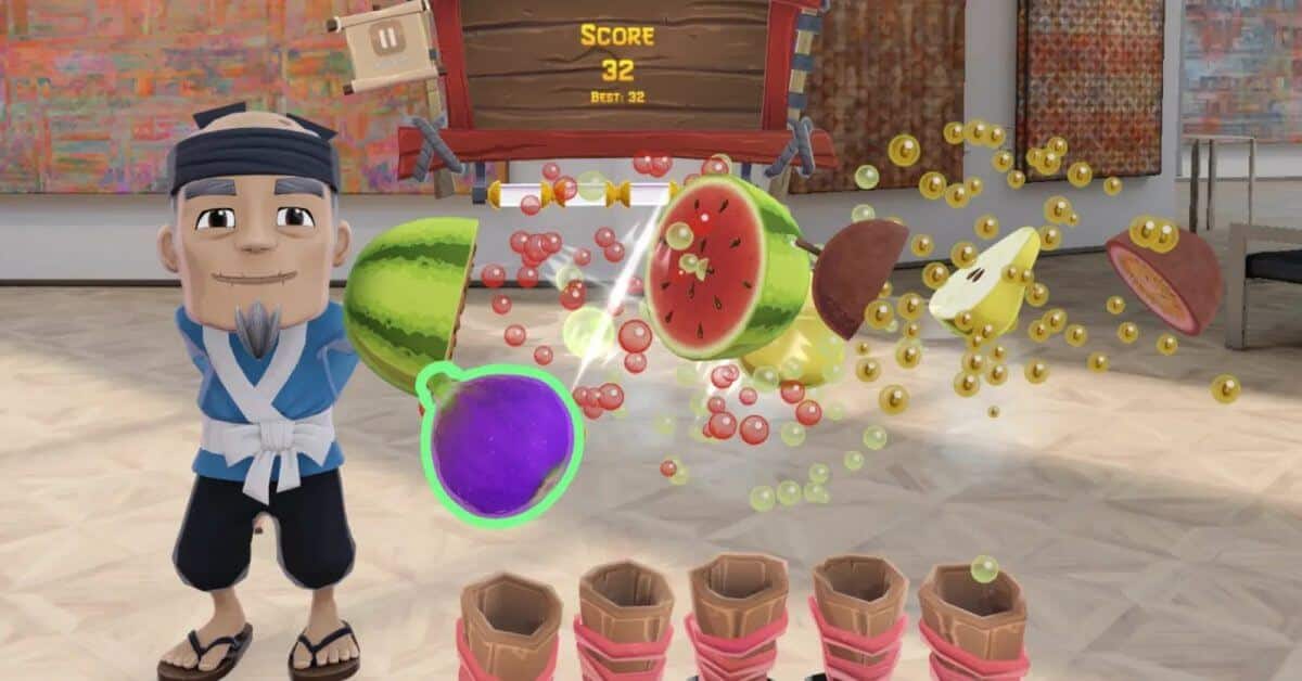 Разработчик игры Halfbrick рассказывает, почему «Super Fruit Ninja» на Vision Pro — «настоящий банан»