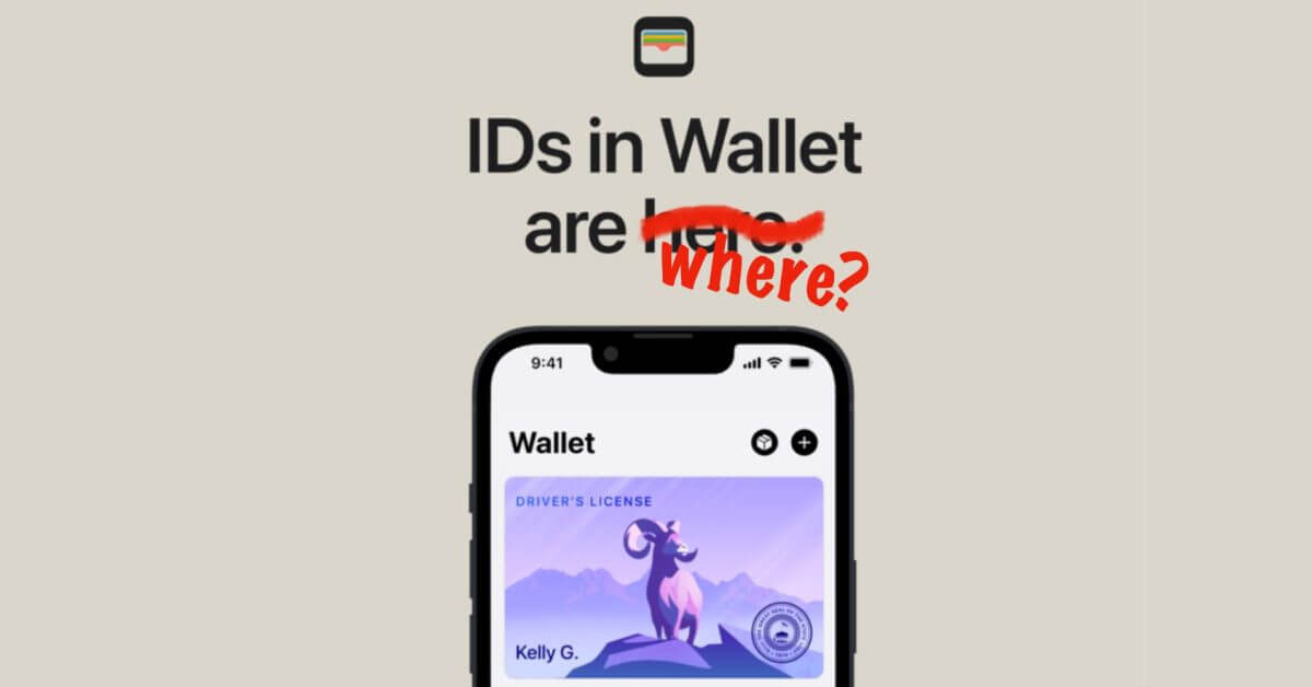 Цифровое удостоверение личности и водительские права на iPhone штаты