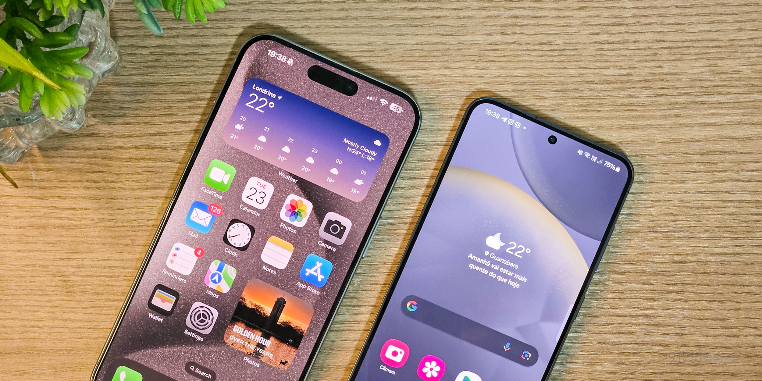 iPhone 15 Pro Max и Samsung Galaxy S24
