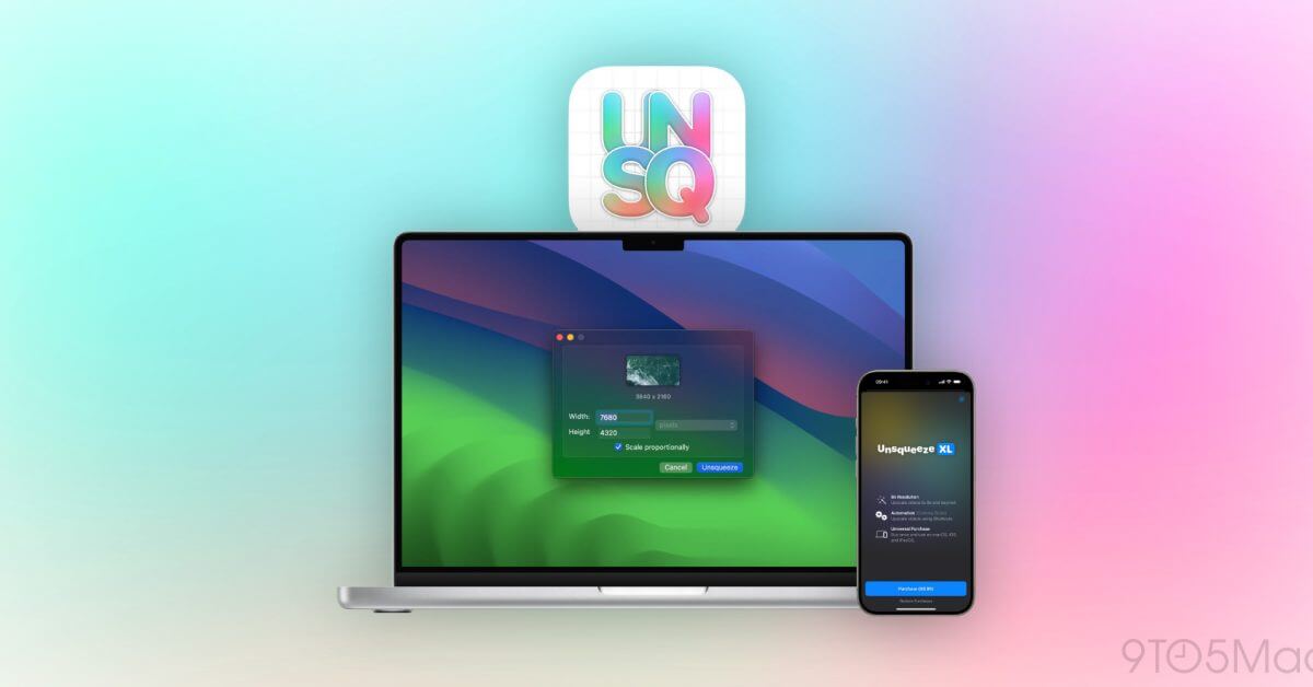 Unsqueeze — приложение для масштабирования видео на базе Metal с поддержкой разрешения 8K+.