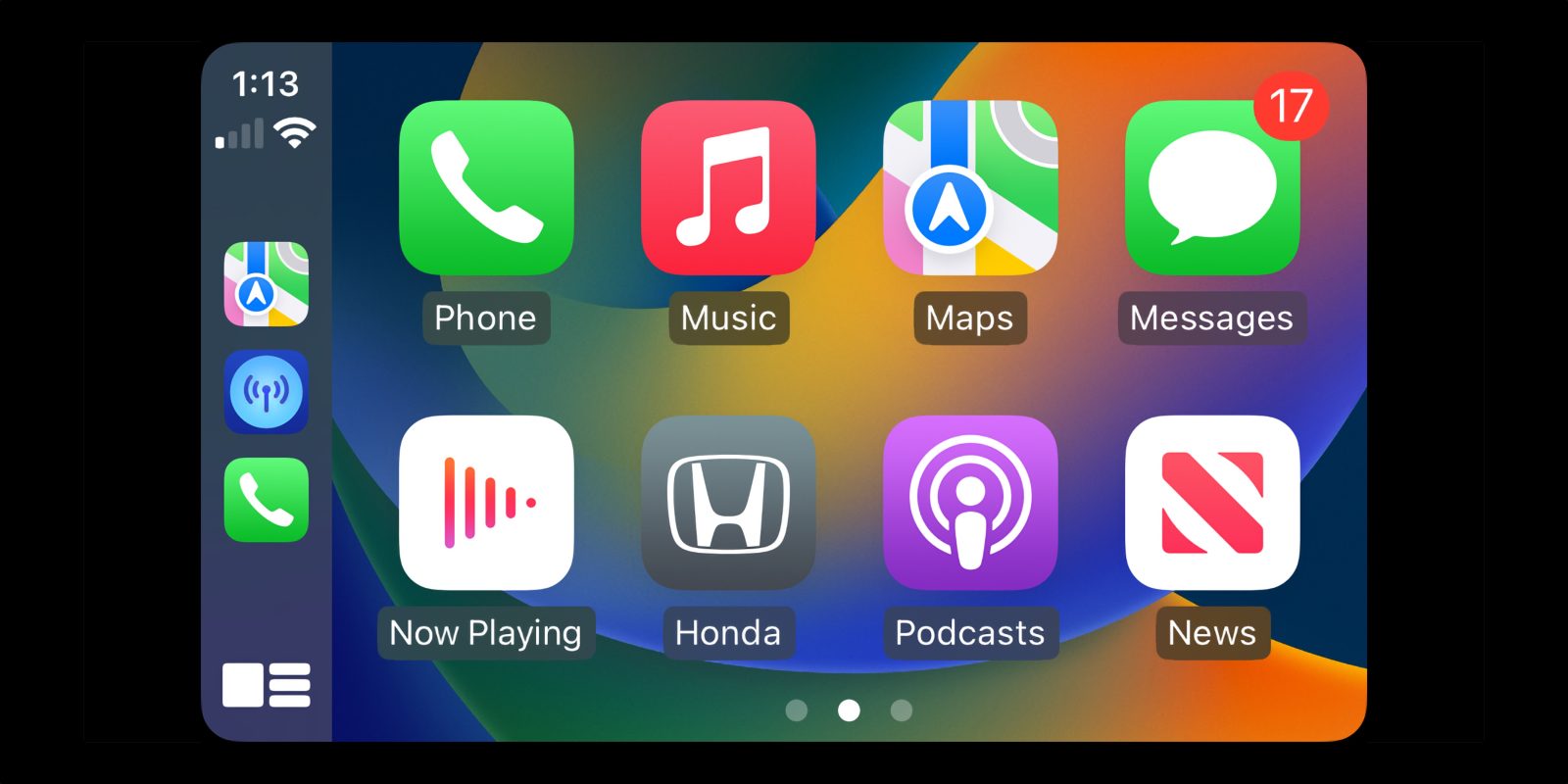 Обои CarPlay в iOS 16