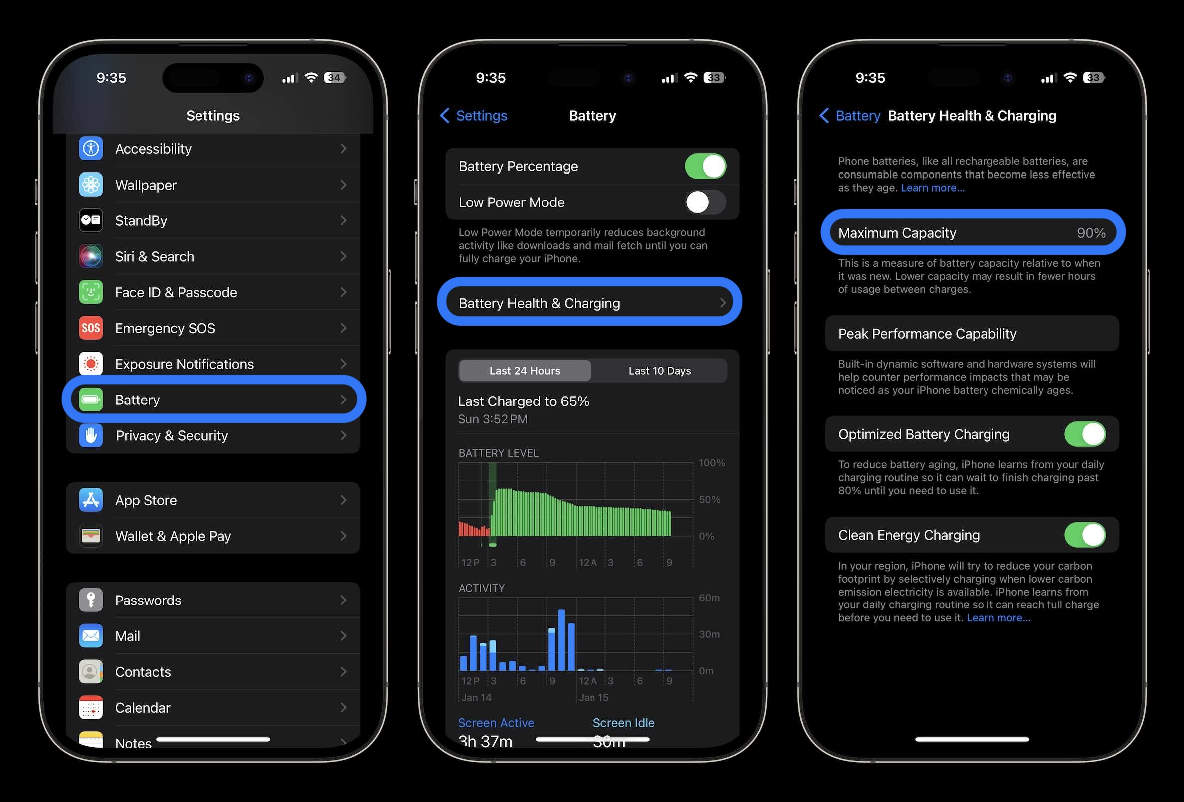 Как просмотреть пошаговое руководство по состоянию аккумулятора iPhone