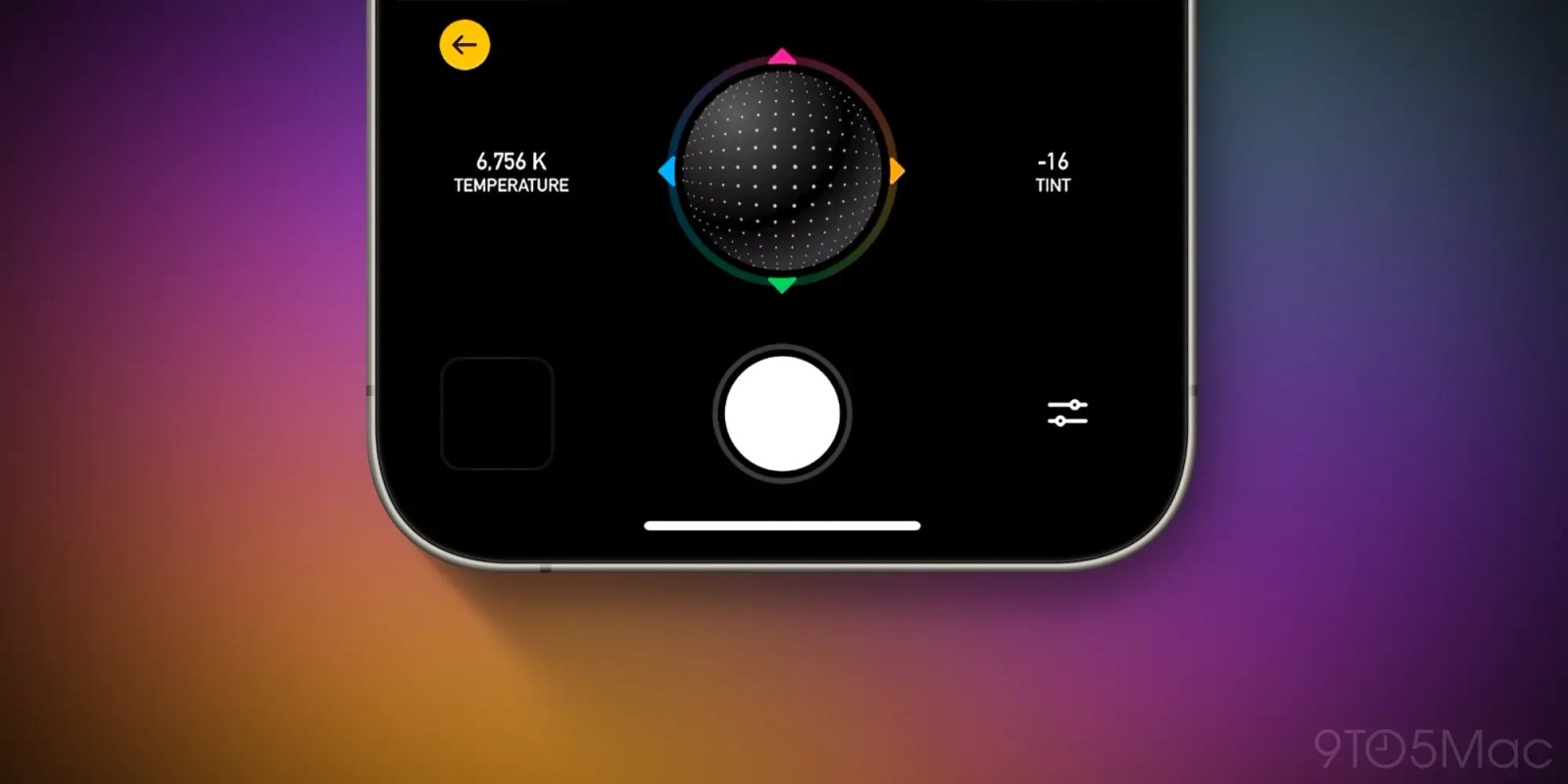 Photon Camera 3D контроль баланса белого
