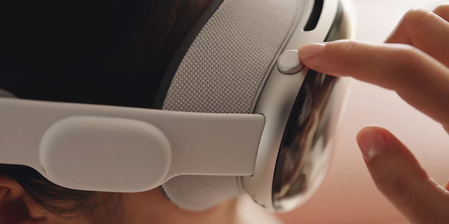Гарнитура Future Vision Pro может автоматически настраиваться | Крупный план существующей модели