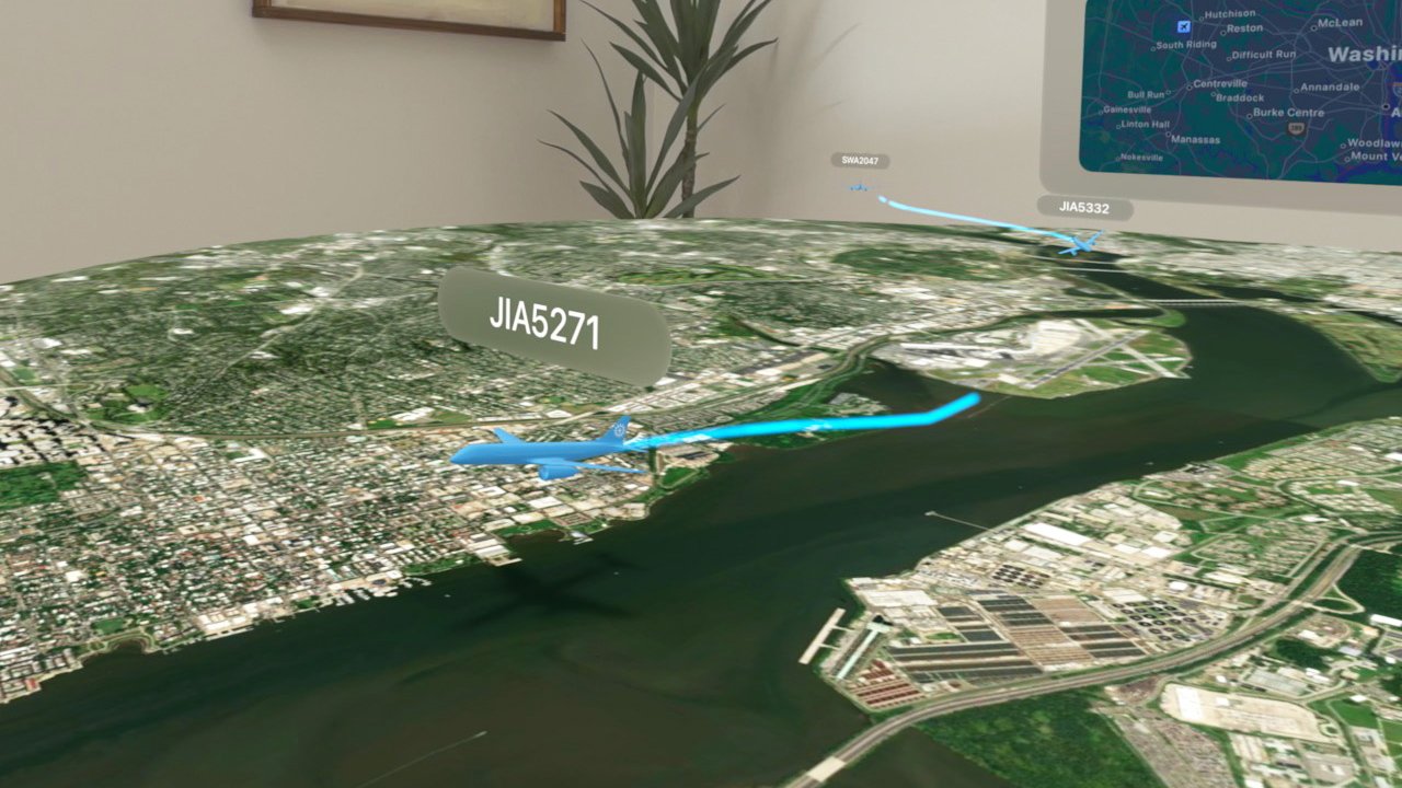 Voyager ForeFlight на Apple Vision Pro
