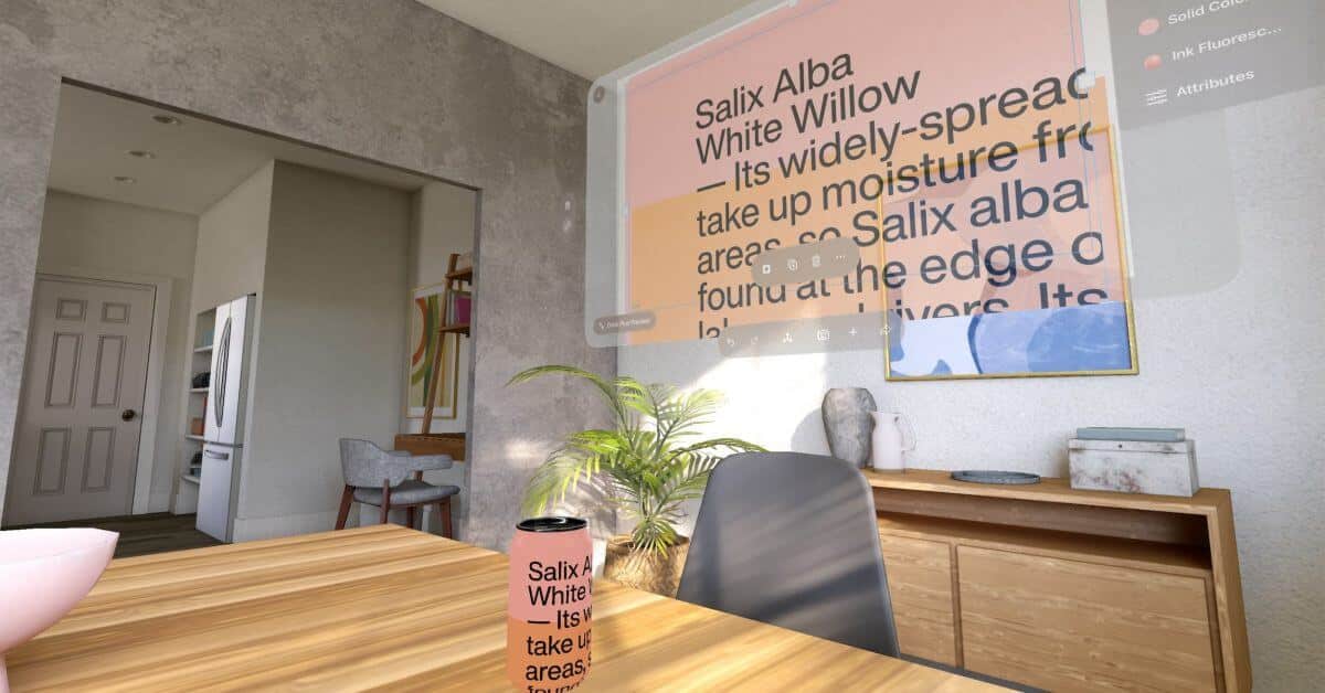 LiveSurface обеспечивает визуализацию дизайна в Vision Pro