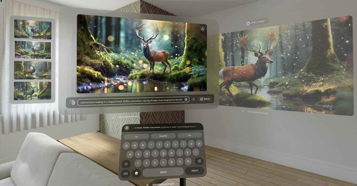 Adobe представляет Firefly AI для Vision Pro с возможностью бесплатного создания текста в изображения в течение ограниченного времени