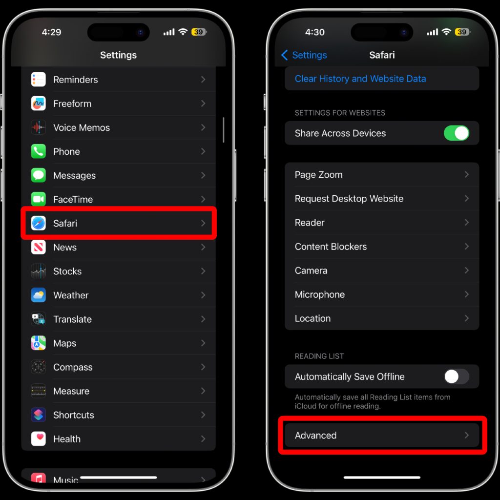 Функция конфиденциальности и безопасности iOS 17, которая удаляет трекеры из URL-адресов в Safari на iPhone 15.