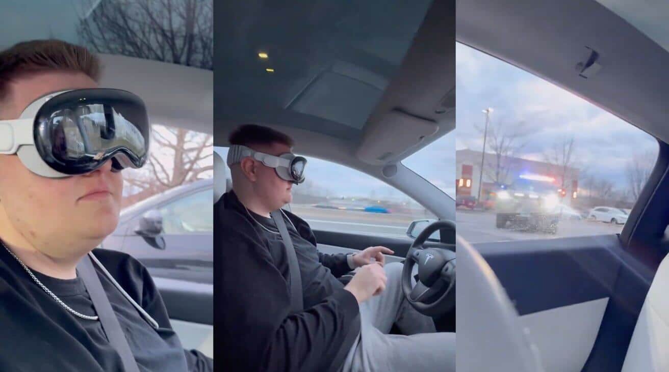 Пользователь Apple Vision Pro арестован за вождение с гарнитурой