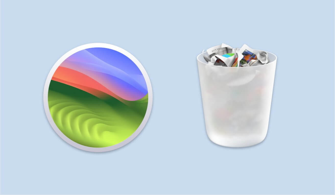 Как управлять корзиной на Mac