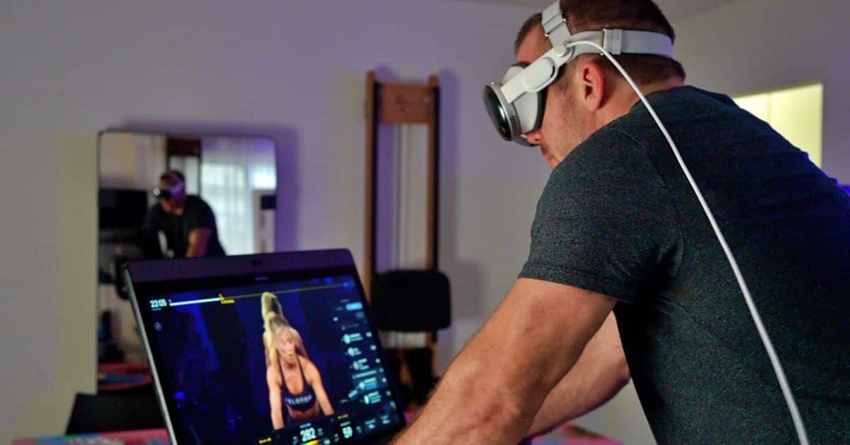 Тестирование физической формы с помощью Apple Vision Pro