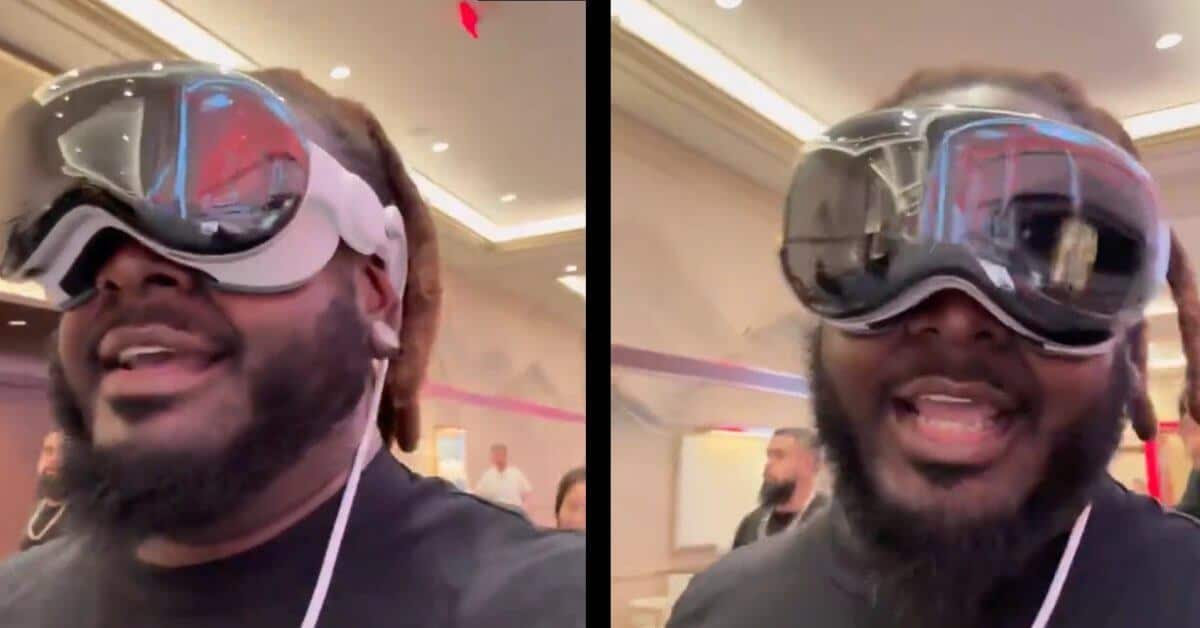 T-Pain автоматически отключает реальность в Вегасе Apple Vision Pro