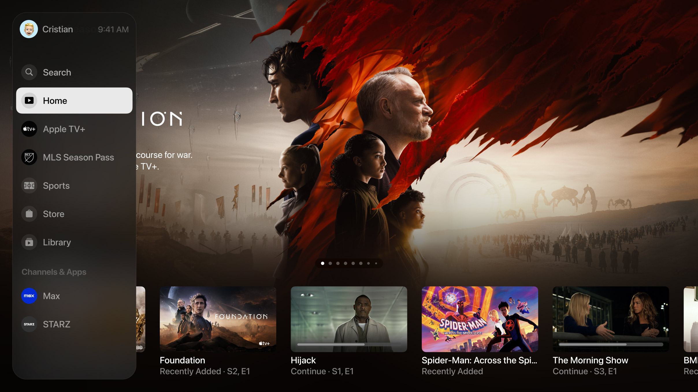 Новое приложение Apple TV