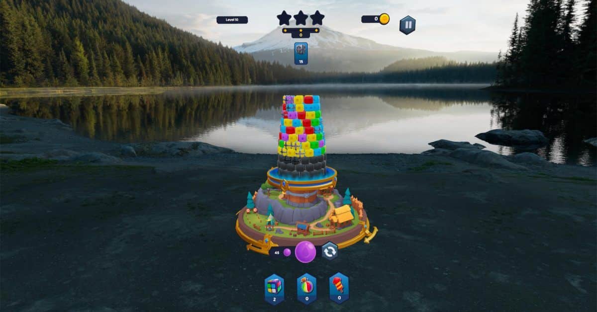 Еще три игры Apple Arcade появятся в Apple Vision Pro, включая пространственную Spire Blast