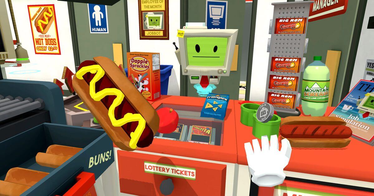 Популярная VR-игра Job Simulator скоро появится на Apple Vision Pro