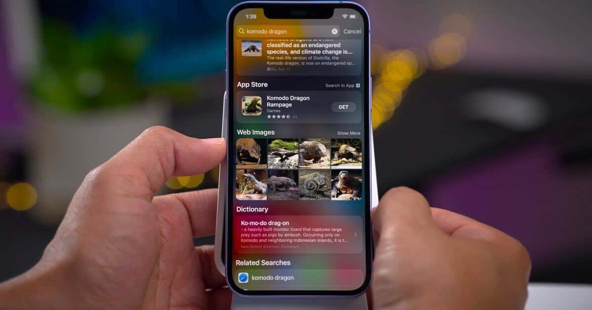 Apple тестирует обновленный поиск на iPhone и Mac с использованием ИИ