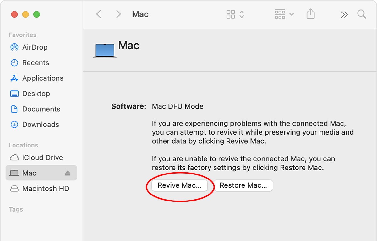 macOS Finder оживит или восстановит.