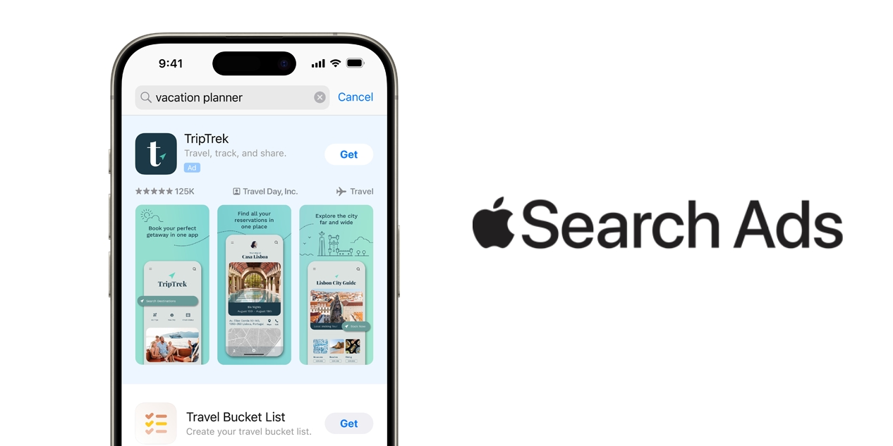Поисковая реклама Apple