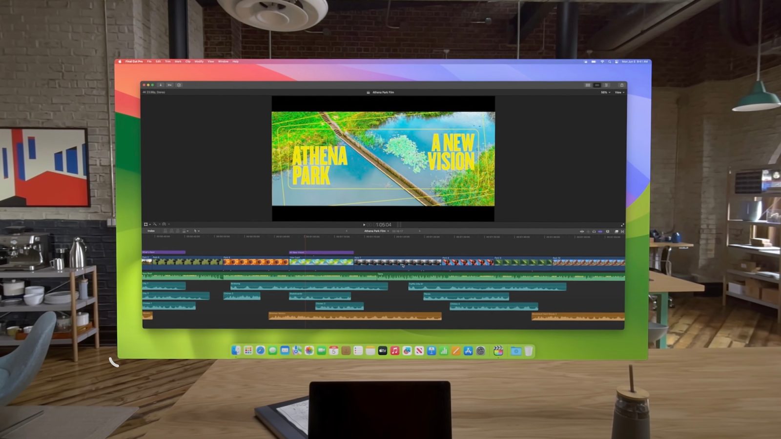Виртуальный дисплей Apple Vision Pro для Mac