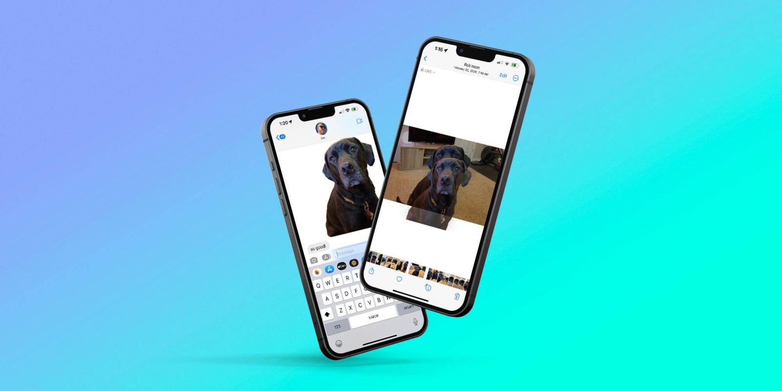 iOS 16 удалить фон