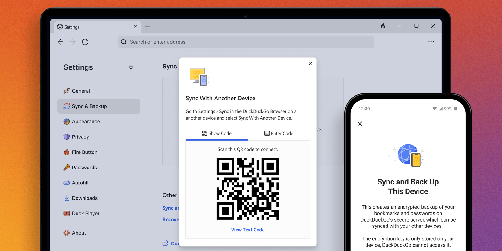 DuckDuckGo синхронизирует пароли и закладки – показаны скриншоты