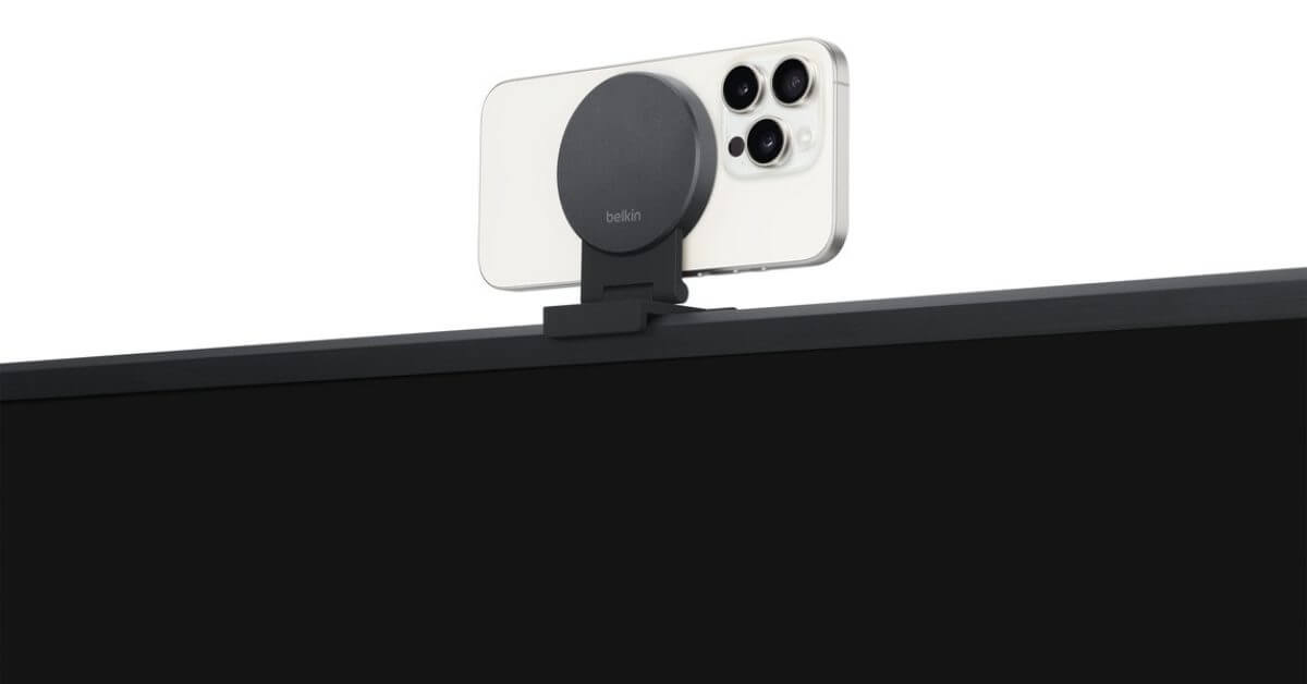 Apple теперь продает крепление Belkin MagSafe для iPhone для видеозвонков на Apple TV 4K