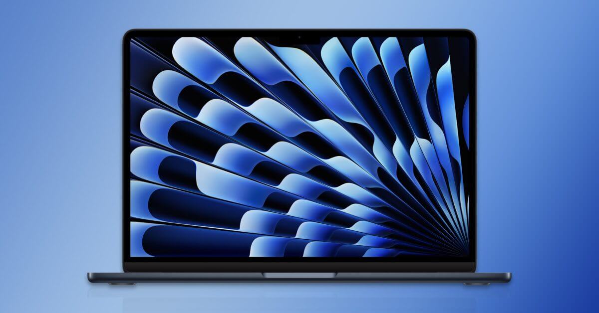 Загрузите обои MacBook Air M2/M3 прямо здесь.