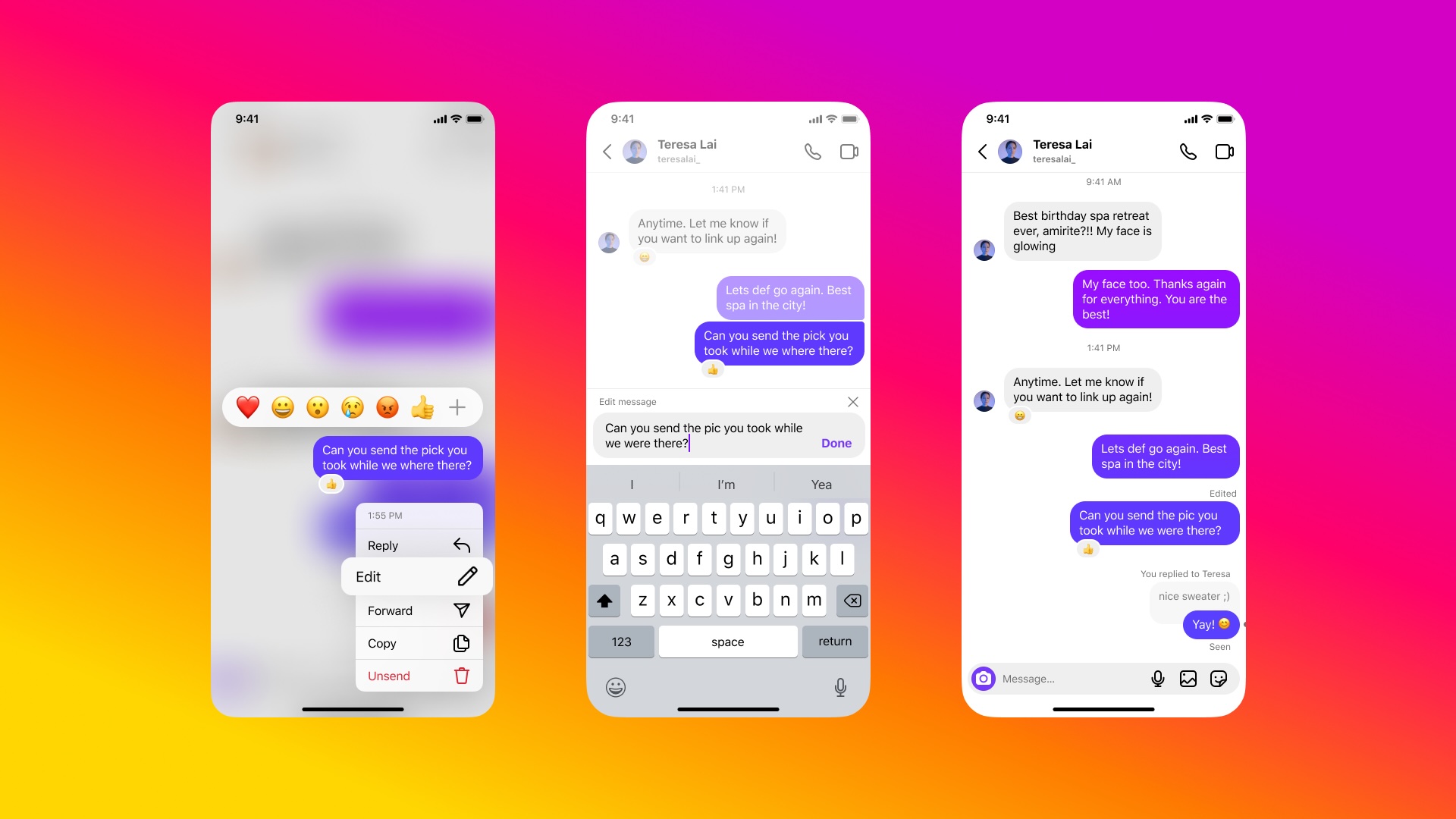 Instagram внедряет новые функции DM;  В Threads появились жесты внутри приложения