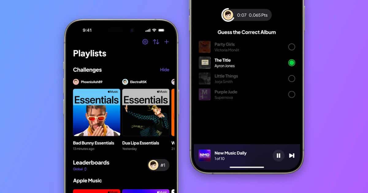 SongCapsule Quiz добавляет испытания, и теперь в него можно играть бесплатно