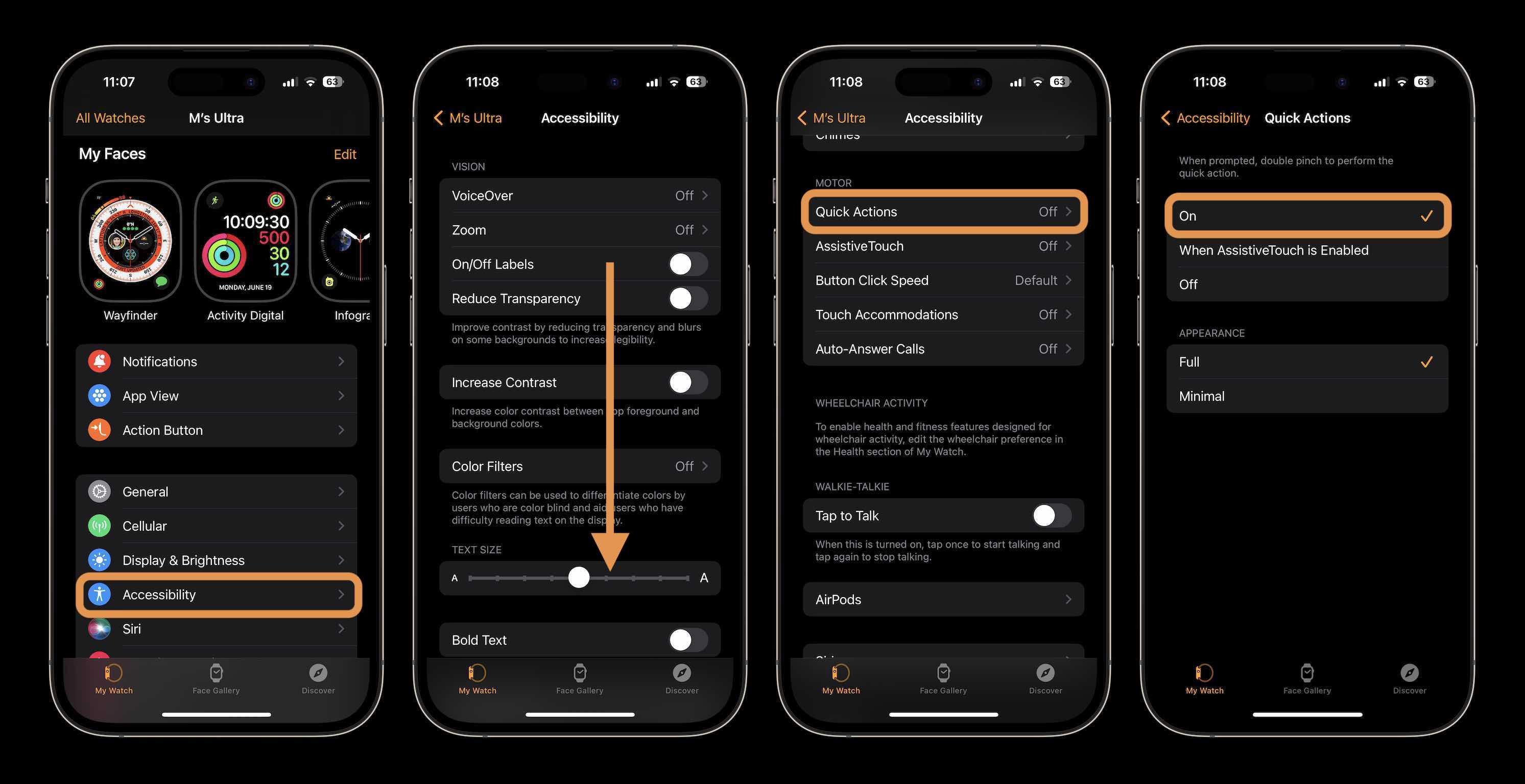 Используйте двойное касание на любых Apple Watch 1.