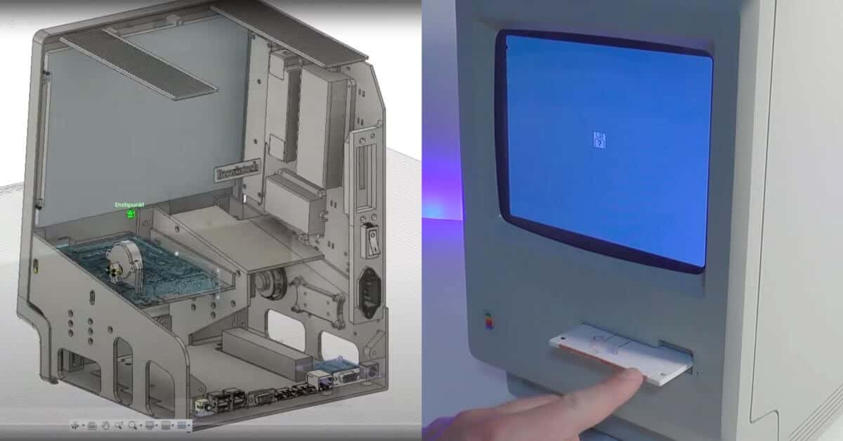 Macintosh Plus, напечатанный на 3D-принтере, который одобрил бы Стив Джобс