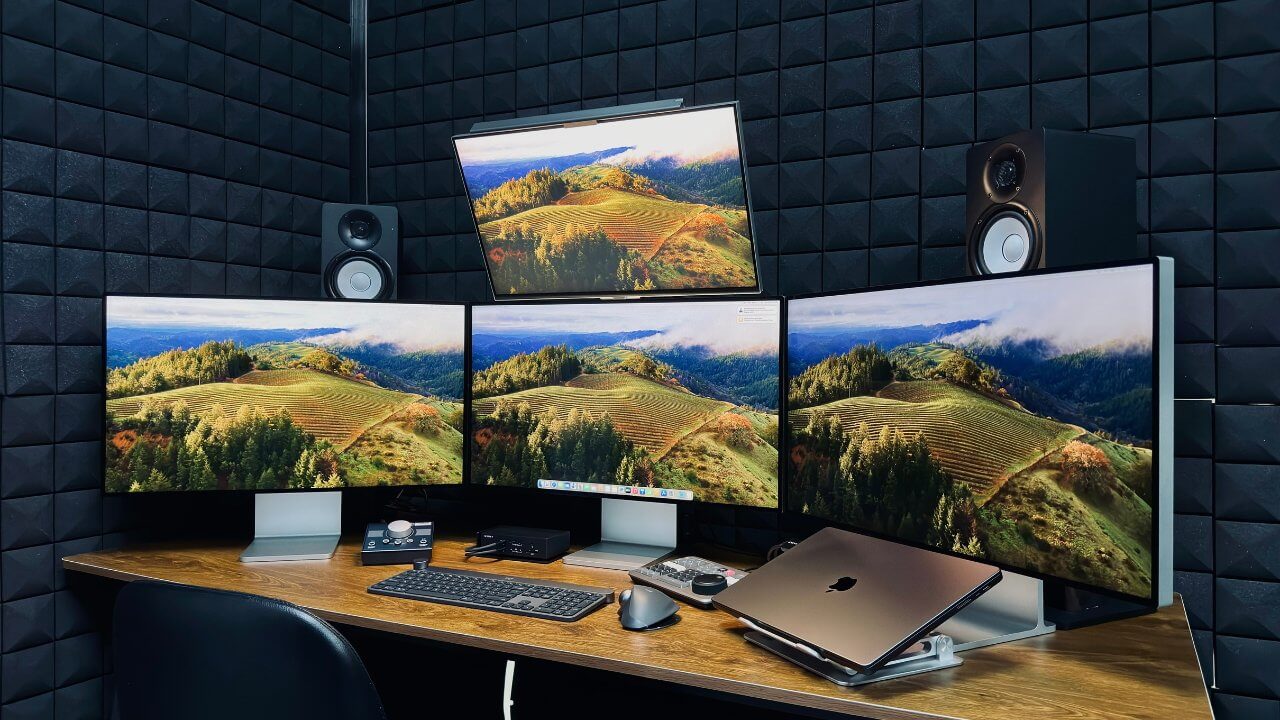 Как подключить четыре внешних дисплея к MacBook Pro