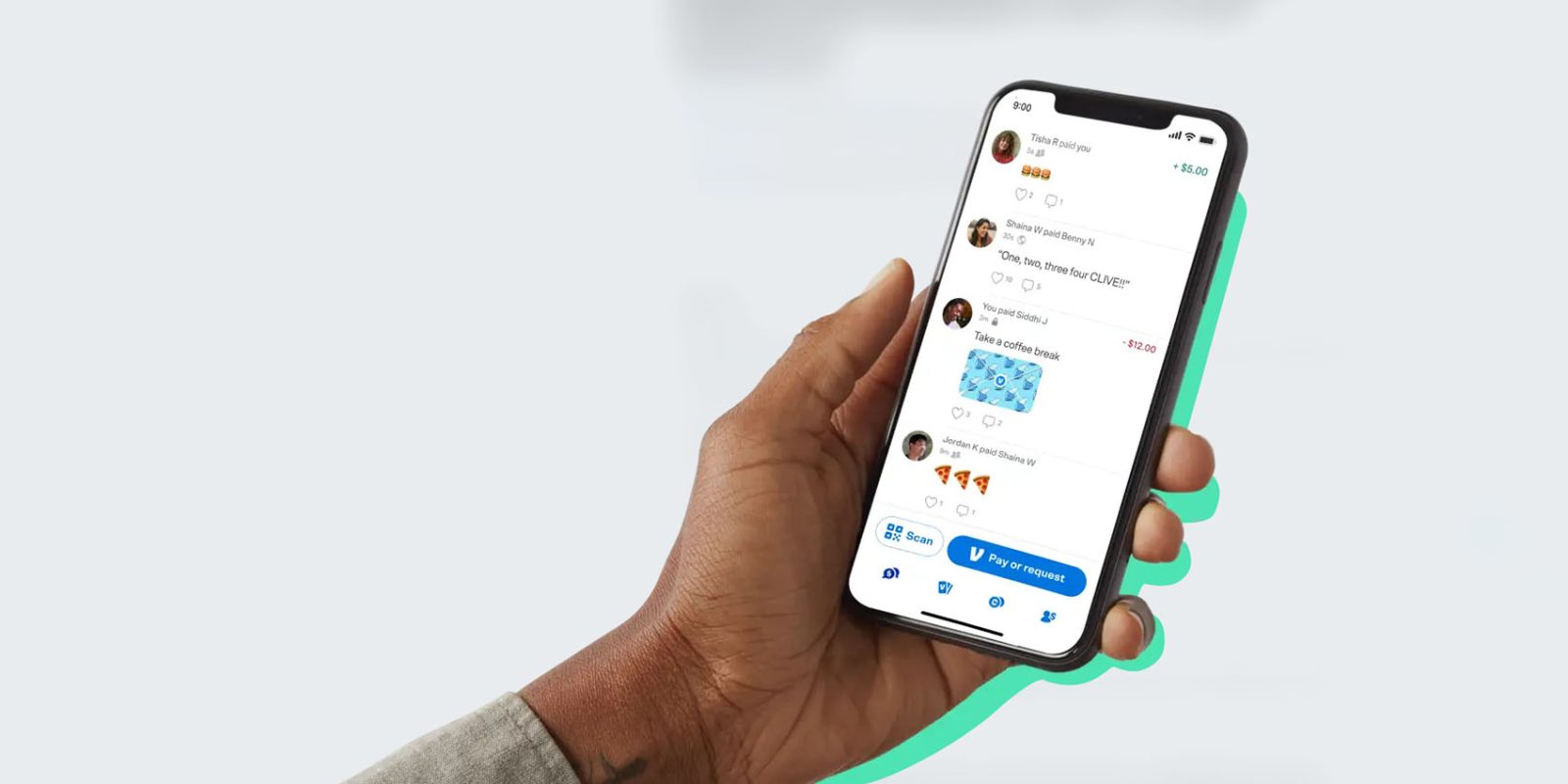 Антимонопольный иск Venmo против Apple отклонен | Рука держит iPhone с открытым приложением Venmo