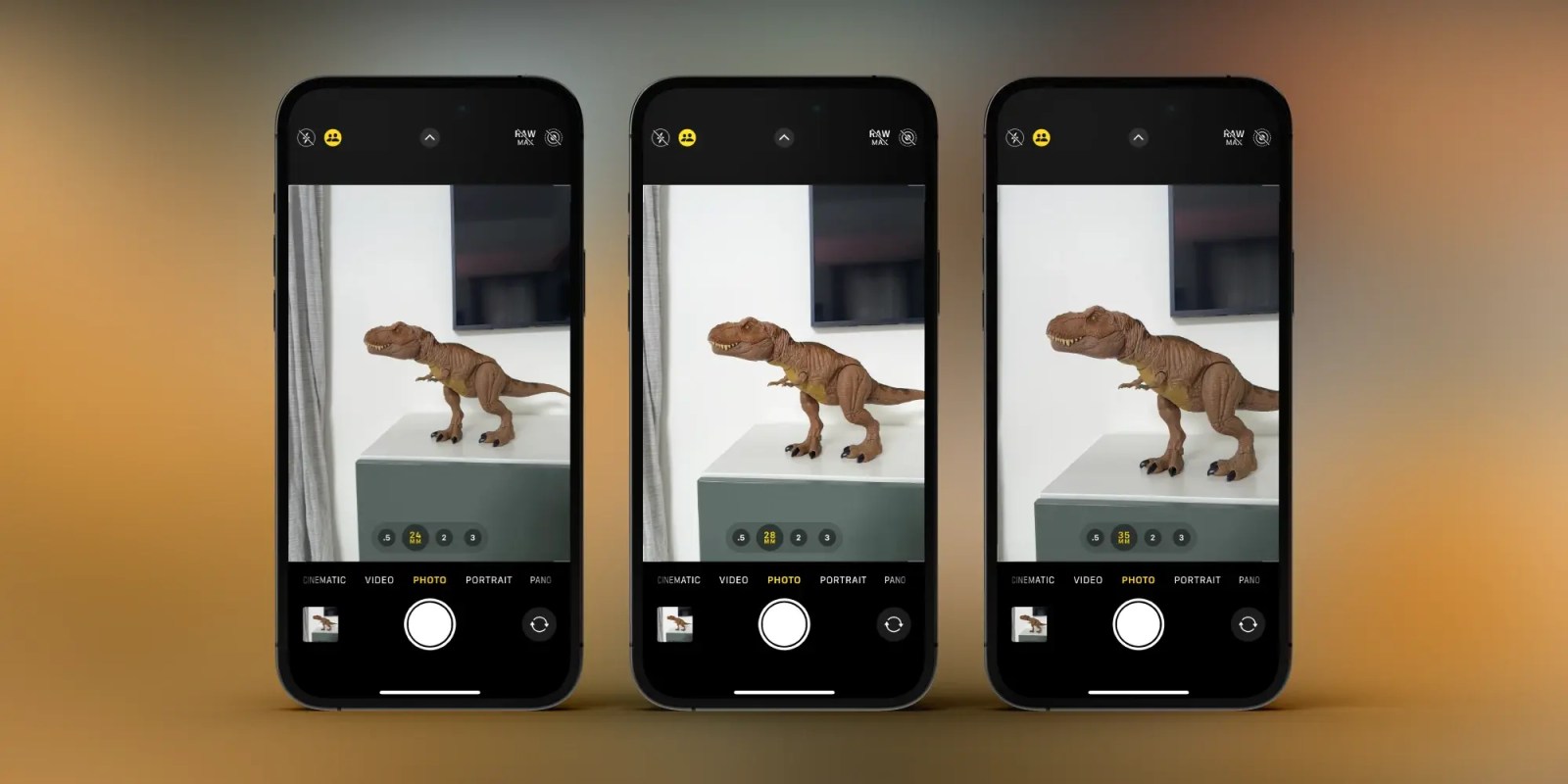 Фокусное расстояние камеры iPhone 15 Pro