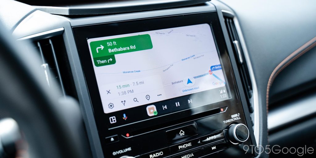 Android Auto Google Карты