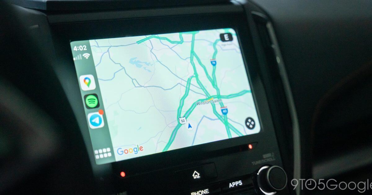 Карты Google на Apple CarPlay — это катастрофа