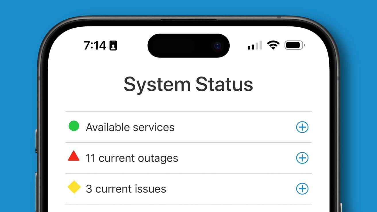 Apple Music, TV+ и другие сервисы не работают.