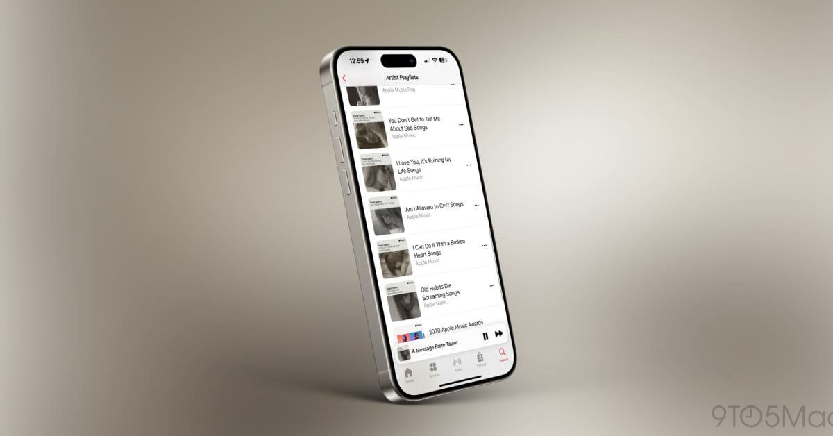 Тейлор Свифт дразнит «The Tortured Poets Department» эксклюзивными плейлистами Apple Music, разбивающими сердце