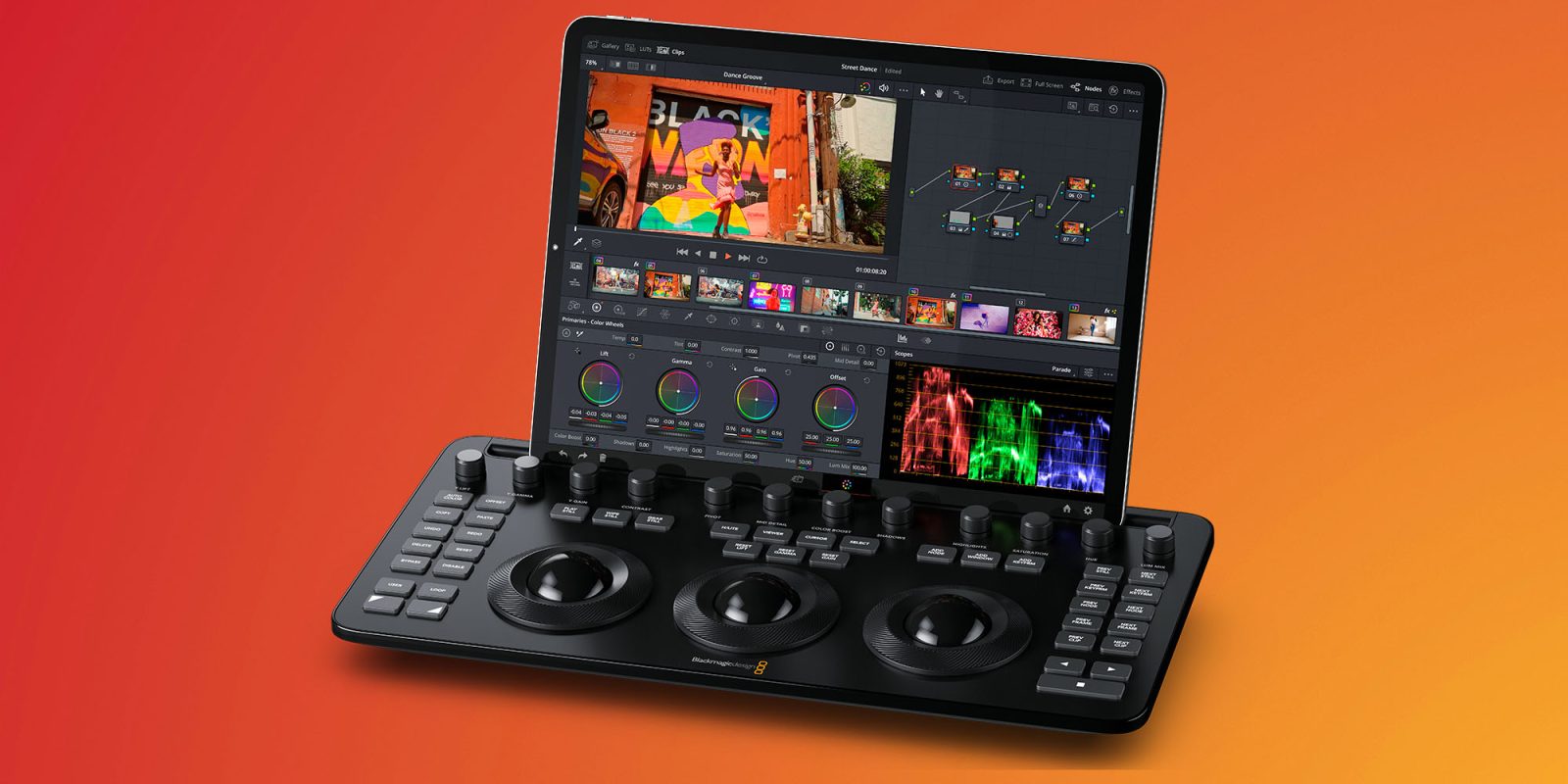 Цветная панель BlackMagic DaVinci Resolve Micro