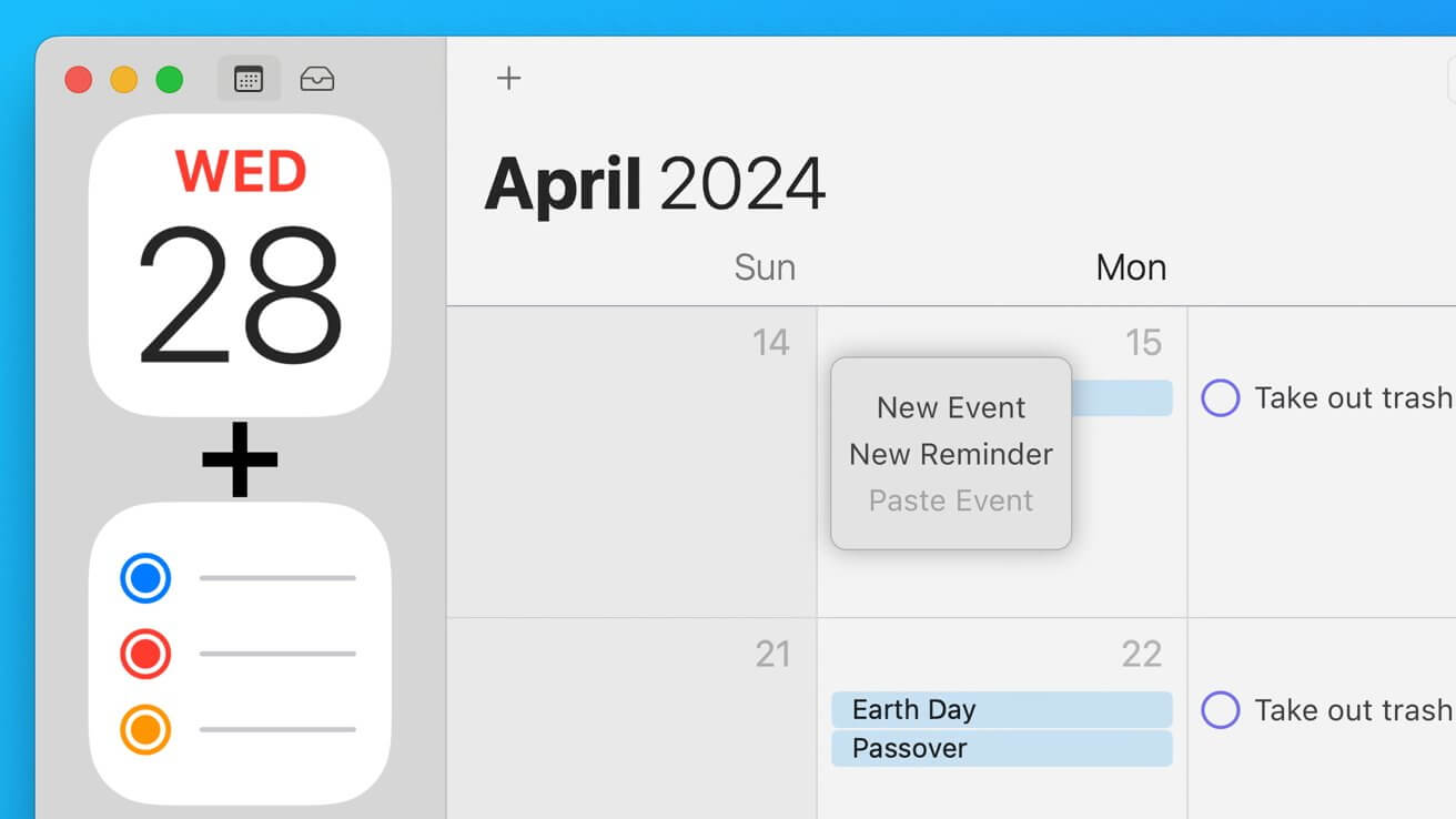 iOS 18 предлагает обновление Календаря с интеграцией напоминаний