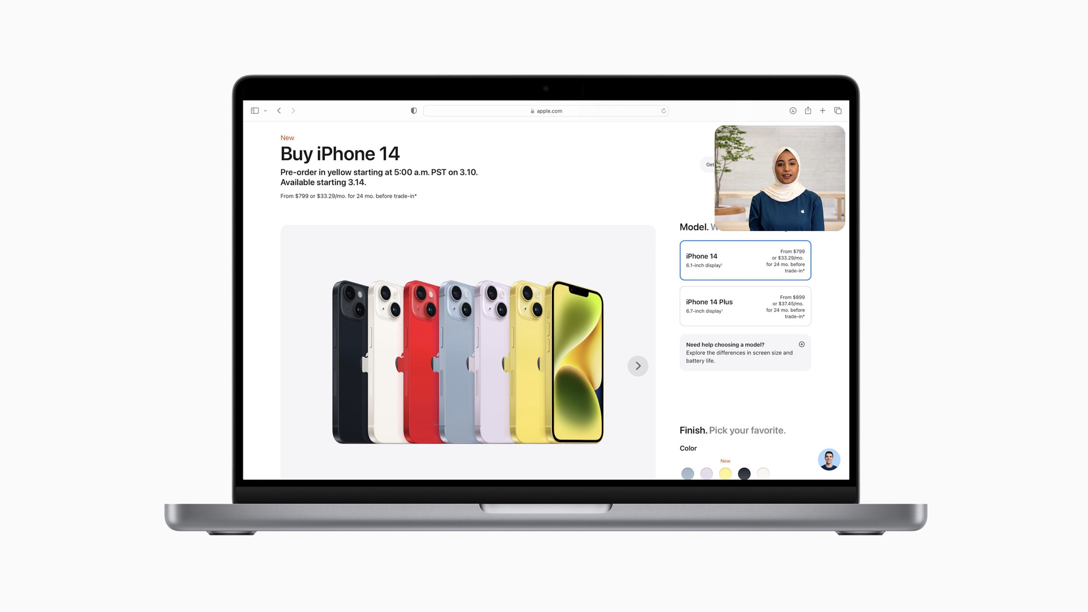 В приложении Apple Store появилась функция «Покупайте со специалистом через видео»