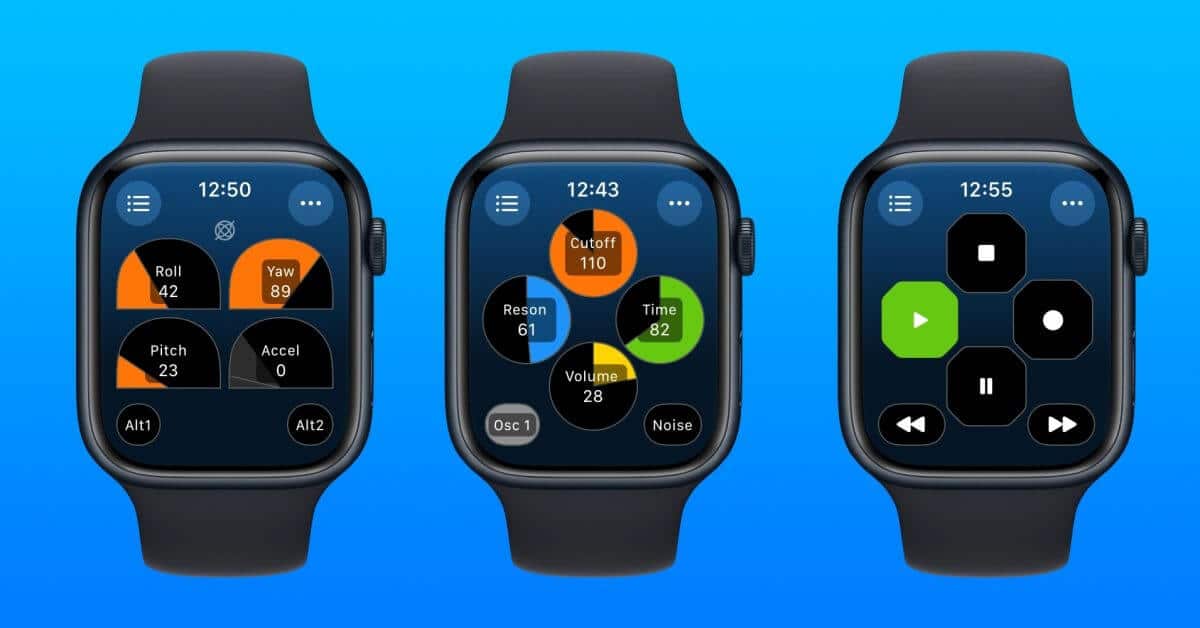 Автономный MIDI-контроллер для Apple Watch
