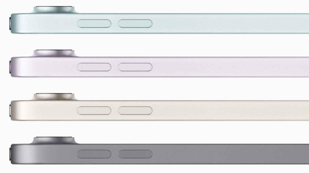 Четыре цветовых решения нового iPad Air