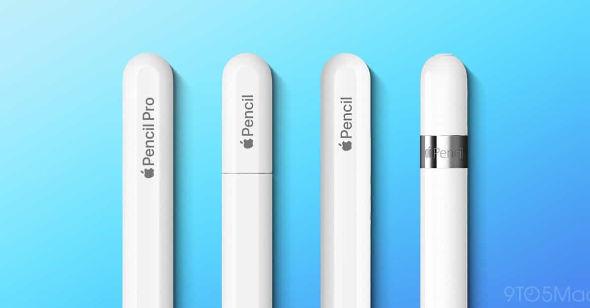 Apple Pencil USB-C против Apple Pencil 2 против 1