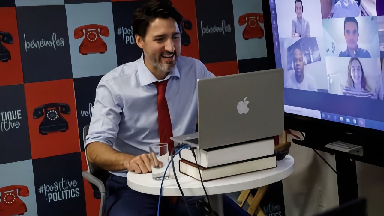 Это не MacBook Pro премьер-министра Джастина Трюдо.  Но тогда это не чей-то MacBook Pro, это ноутбук HP с Windows.